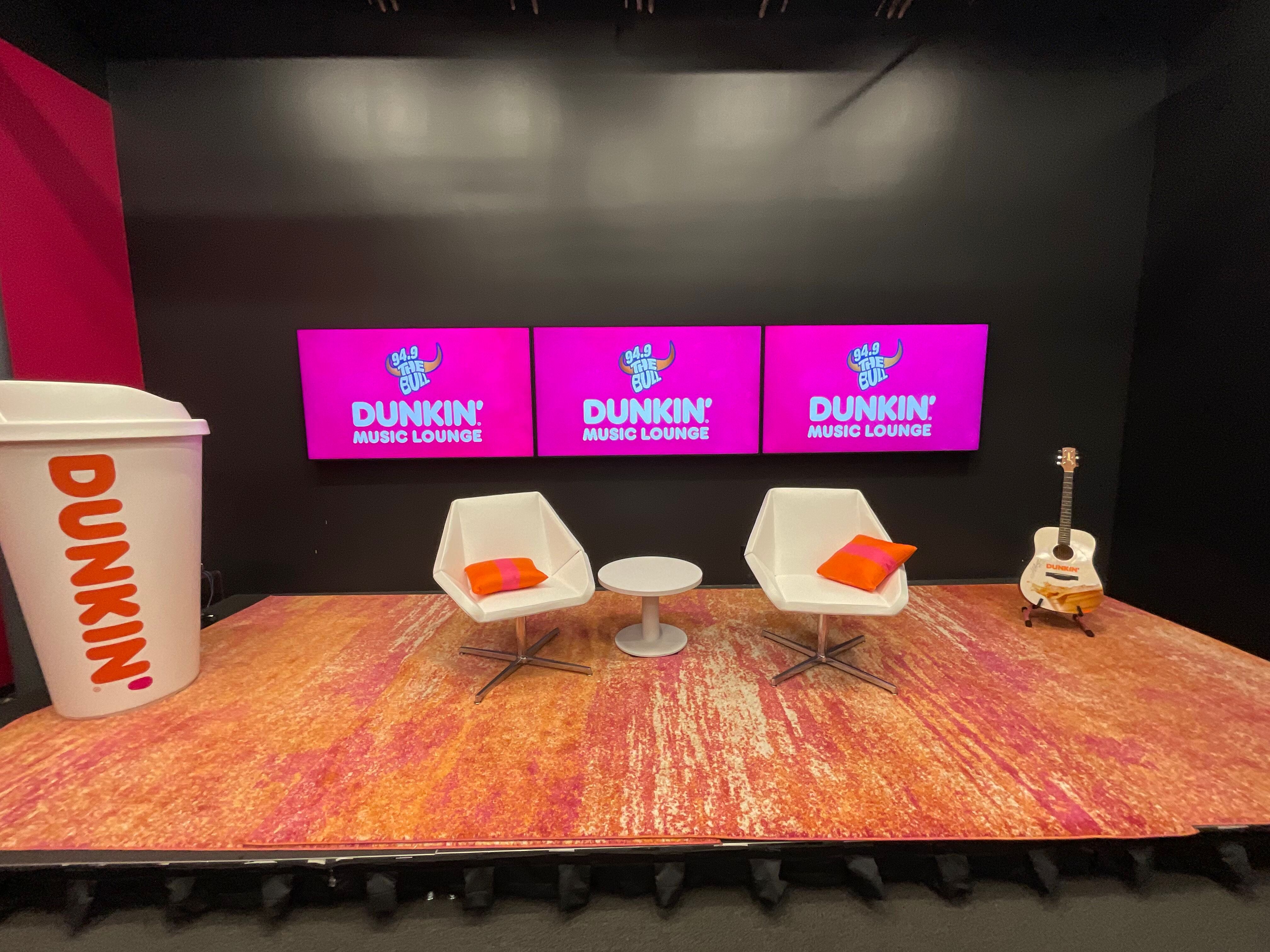 Completed iHeartRadio and Dunkin’ Music Lounge broadcast set
